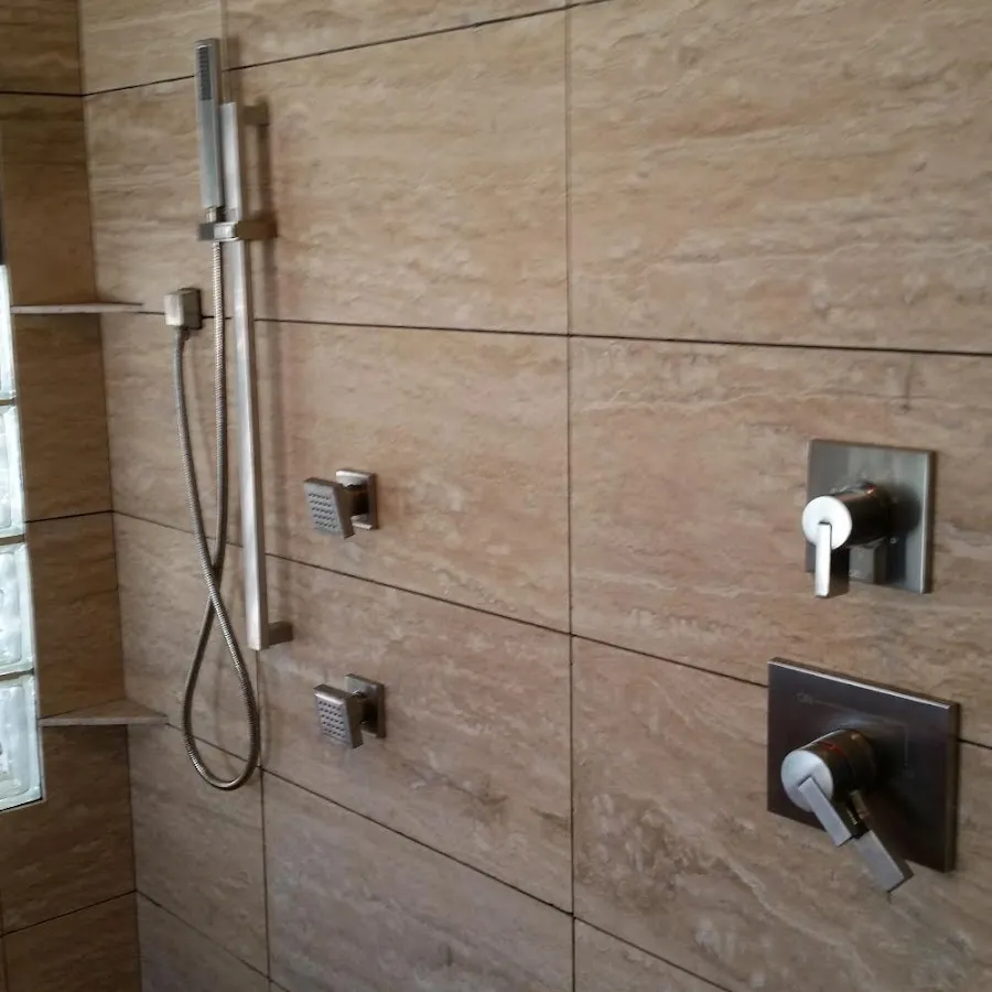 Shower fixture installation for Water Heater Replacement in Kalkaska